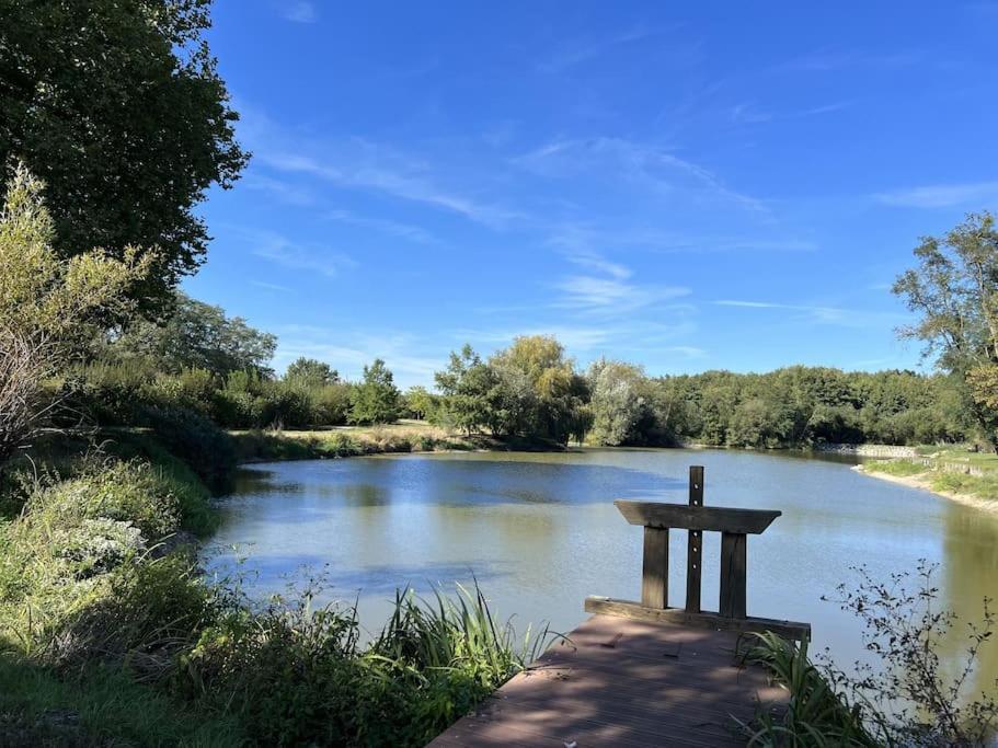 Saint-Denis-de lʼHôtel * Domaine De La Solaie * - Proche Bords De Loireヴィラ エクステリア 写真